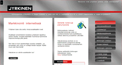 Desktop Screenshot of jyrkinen.fi